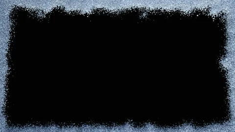 A beautiful animation of freezing the windows Stock Footage 91161130