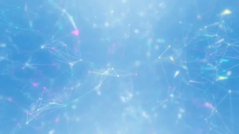 Beautiful animation of the global digital network. Business Concept. Plexus Stock Footage 114883973