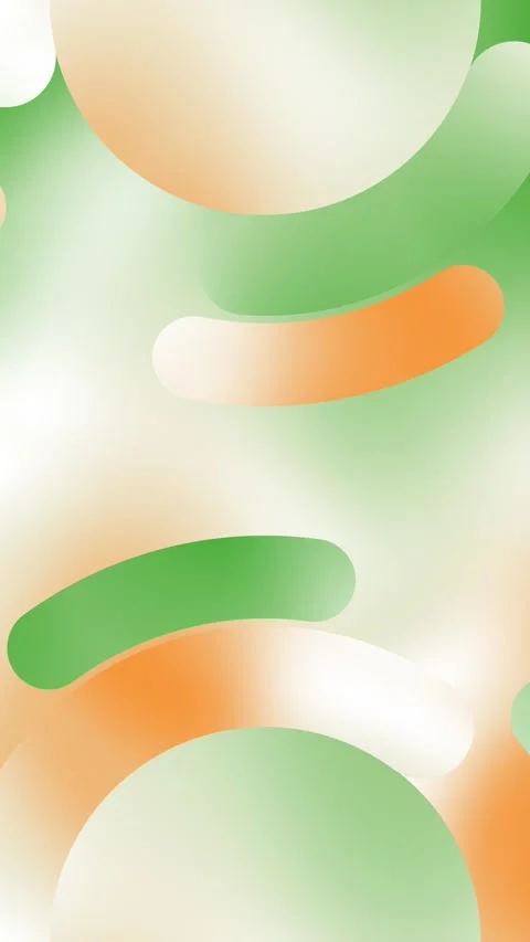 Beautiful animation of indian flag gradient colours in different rotating c.. Stock Footage 312518822