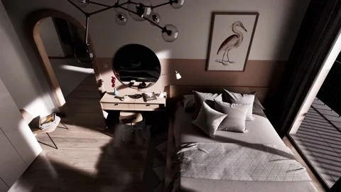 Beautiful Apartment with modern interior design Video stock 218217502