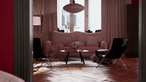 Beautiful Apartment with modern interior design Video stock 218217593