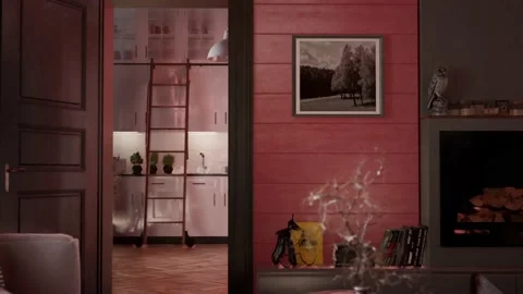 Beautiful Apartment with modern interior design Video stock 218217699