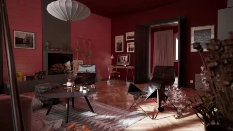 Beautiful Apartment with modern interior design Video stock 218217758