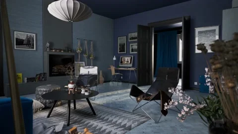 Beautiful Apartment with modern interior design Video stock 218218261