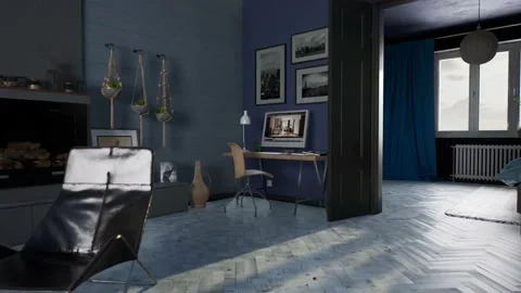 Beautiful Apartment with modern interior design Video stock 218218300