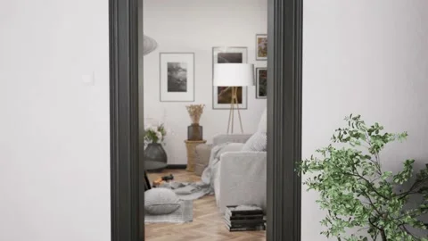 Beautiful Apartment with modern interior design Video stock 218218522