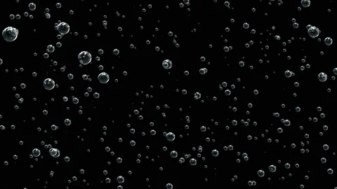 Beautiful appearance of champagne bubbles. Refreshing carbonated club soda drink Stock Footage 115241549