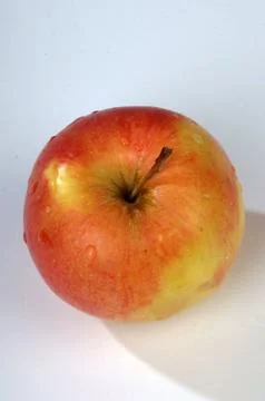 Beautiful apple on a light background Stock Photos