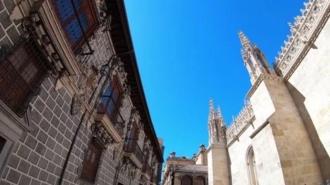 Beautiful architecture in Granada Stock Footage 142641616