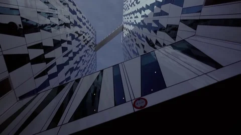 Beautiful Architecture. Slow Moving Camera. 스톡 동영상 79044440