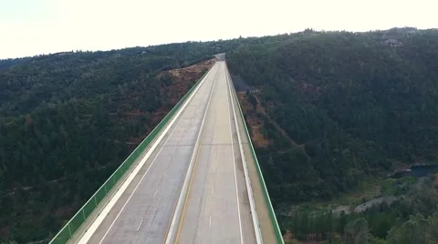 A beautiful arial view of a bridge Video stock 54004252