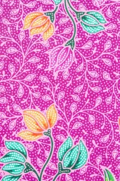 The beautiful of art Batik Pattern Stock Illustration