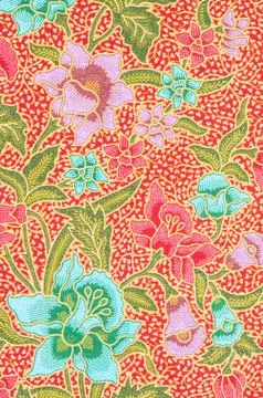 The beautiful of art Batik Pattern Stock Photos