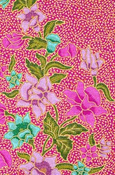 Beautiful of art Thai Batik Pattern. Stock Illustration
