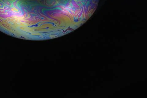 Beautiful artificial planet pomp soap different rare spectacular amazing gala Foto stock