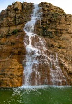 Beautiful Artificial Waterfall Foto stock