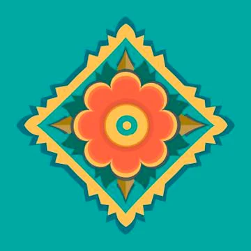 Beautiful Asian pattern Ilustración de archivo