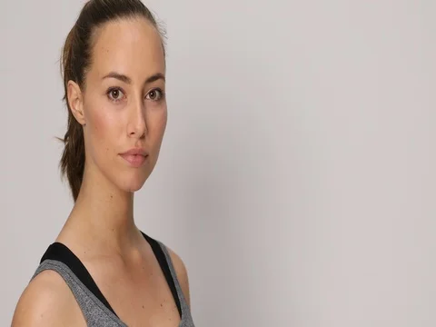 Beautiful athlete 스톡 동영상 80425455