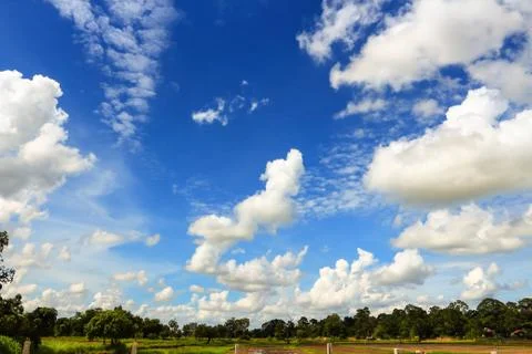 Beautiful atmosphere cloud sky. Stock Photos