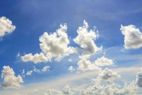 Beautiful atmosphere cloud sky. Stock Photos