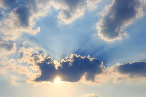 Beautiful atmosphere  cloud sky. Stock Photos
