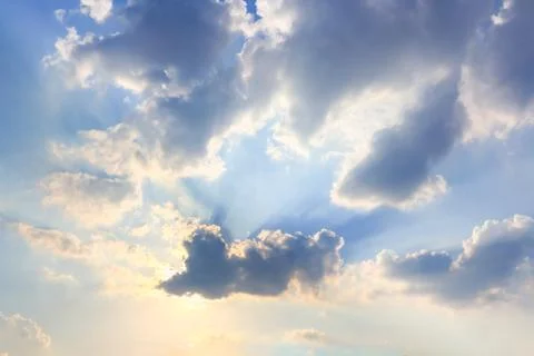 Beautiful atmosphere  cloud sky. Stock Photos