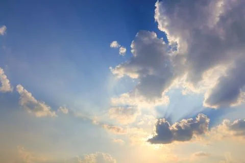 Beautiful atmosphere  cloud sky. Stock Photos