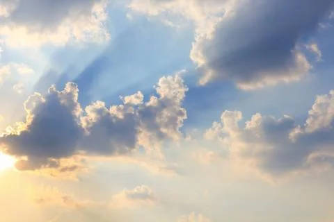 Beautiful atmosphere  cloud sky. Foto stock