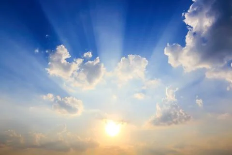 Beautiful atmosphere  cloud sky. Stock Photos