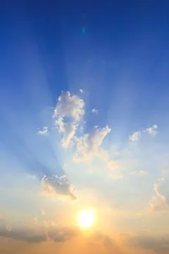 Beautiful atmosphere  cloud sky. Stock Photos