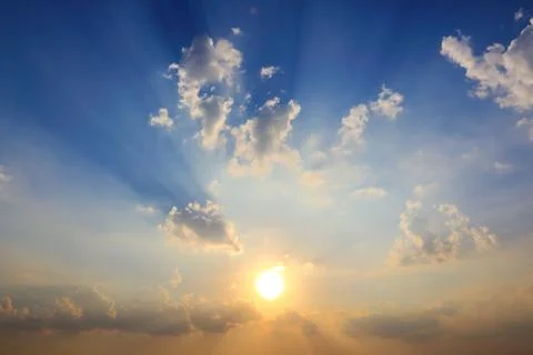 Beautiful atmosphere  cloud sky. Stock Photos