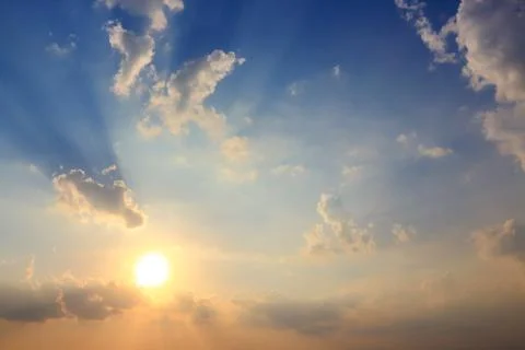 Beautiful atmosphere  cloud sky. Stock Photos