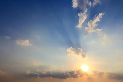 Beautiful atmosphere  cloud sky. Stock Photos