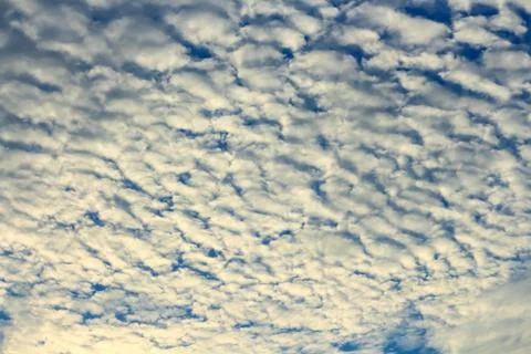 Beautiful atmosphere of the cloud sky at sunset. Stock Photos