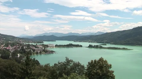 Beautiful austrian lake. 스톡 동영상 42866419
