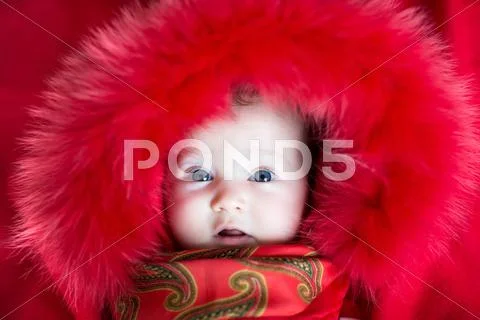 Red jacket baby girl on sale