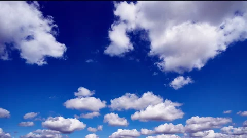 Beautiful background blue gradient colors. Picturesque idyllic scenery cloudy Stock Footage 136224121