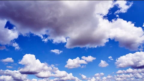 Beautiful background blue gradient colors. Picturesque idyllic scenery cloudy Stock Footage 136224854