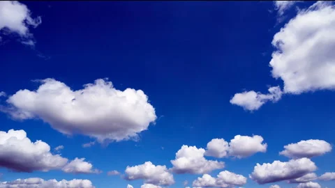 Beautiful background blue gradient colors. Picturesque idyllic scenery cloudy 스톡 동영상 136225089