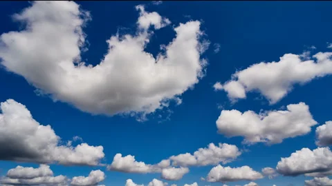 Beautiful background blue gradient colors. Picturesque idyllic scenery cloudy 스톡 동영상 136453833
