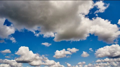 Beautiful background blue gradient colors. Picturesque idyllic scenery cloudy 스톡 동영상 136454444