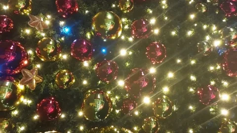 Beautiful background with Christmas decorations Stock Footage 226421135