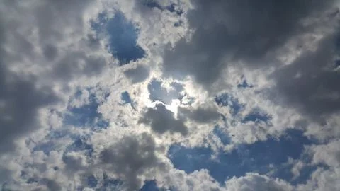 Beautiful background of clouds Stock Photos