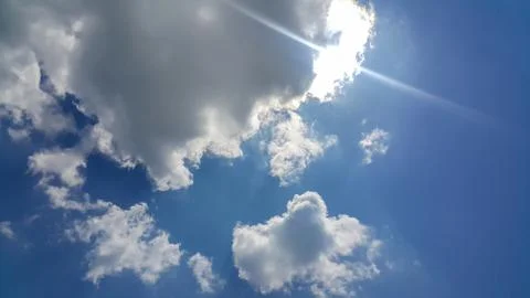 Beautiful background of clouds Stock Photos