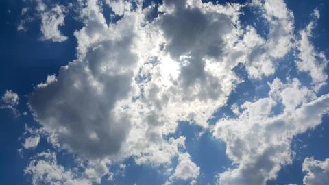 Beautiful background of clouds Stock Photos