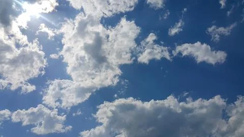 Beautiful background of clouds Stock Photos