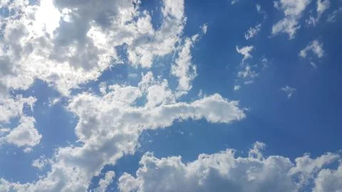 Beautiful background of clouds Stock Photos
