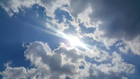 Beautiful background of clouds Stock Photos