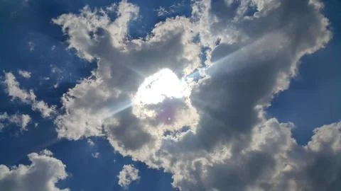 Beautiful background of clouds Stock Photos