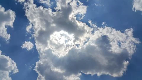 Beautiful background of clouds Stock Photos